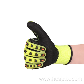 Hespax Wholesale Anti Cut 5 Impact Resistant Gloves
